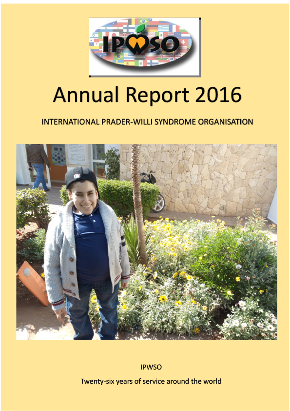 Annual Report 2015 cover with a boy on a horse