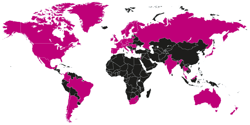World-map-coloured-members-v3 World map