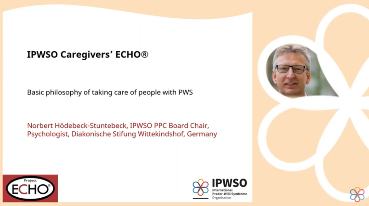 powerpoint slide of caregivers echo