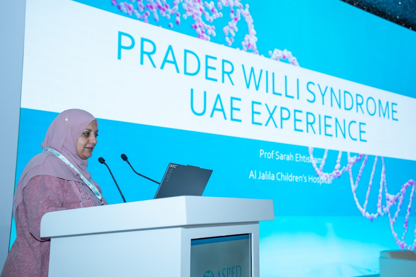 Prof Sarah Ehtisam_ASPED 2025 People standing at exhibition